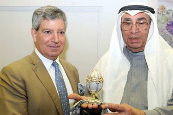 Президент Fabergé Роберт Бенвенуто и председатель Alfardan Group Хуссейн Ибрагим Аль-Фардан