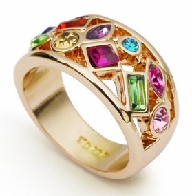кольцо с драгоценными камнями - фото 4