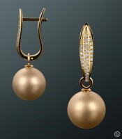 Серьги с жемчугом - фото 1