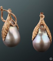 Серьги с жемчугом - фото 1