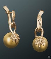 Серьги с жемчугом - фото 1