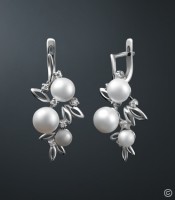 Серьги с жемчугом - фото 2