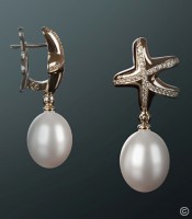 Серьги с жемчугом - фото 2