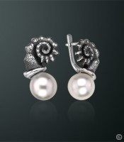 Серьги с жемчугом - фото 3