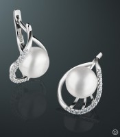 Серьги с жемчугом - фото 1